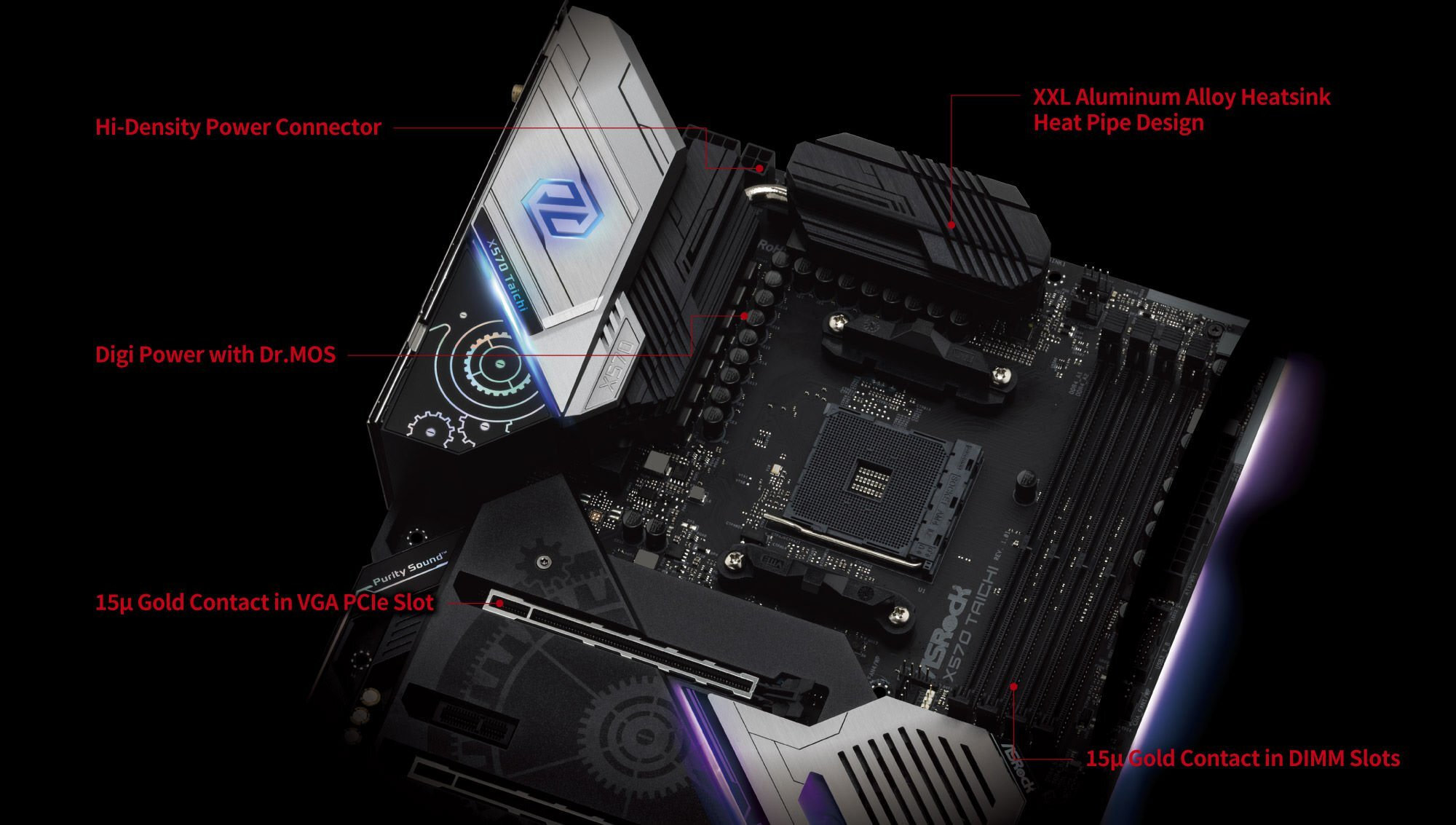 Asrock X Taichi Wi Fi Motherboard Atx Amd Am Socket Skroutz Gr