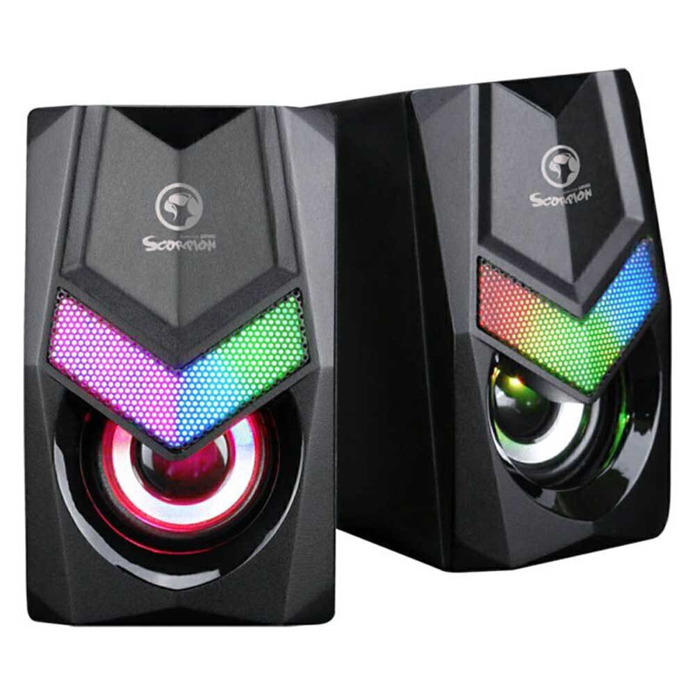 Marvo Sg118 Ηχεία Υπολογιστή 2.0 με Rgb Φωτισμό και Ισχύ 3W σε Μαύρο Χρώμα Marvo SG118 Ηχεία Υπολογιστή 2.0 με RGB Φωτισμό και Ισχύ 3W σε Μαύρο Χρώμα