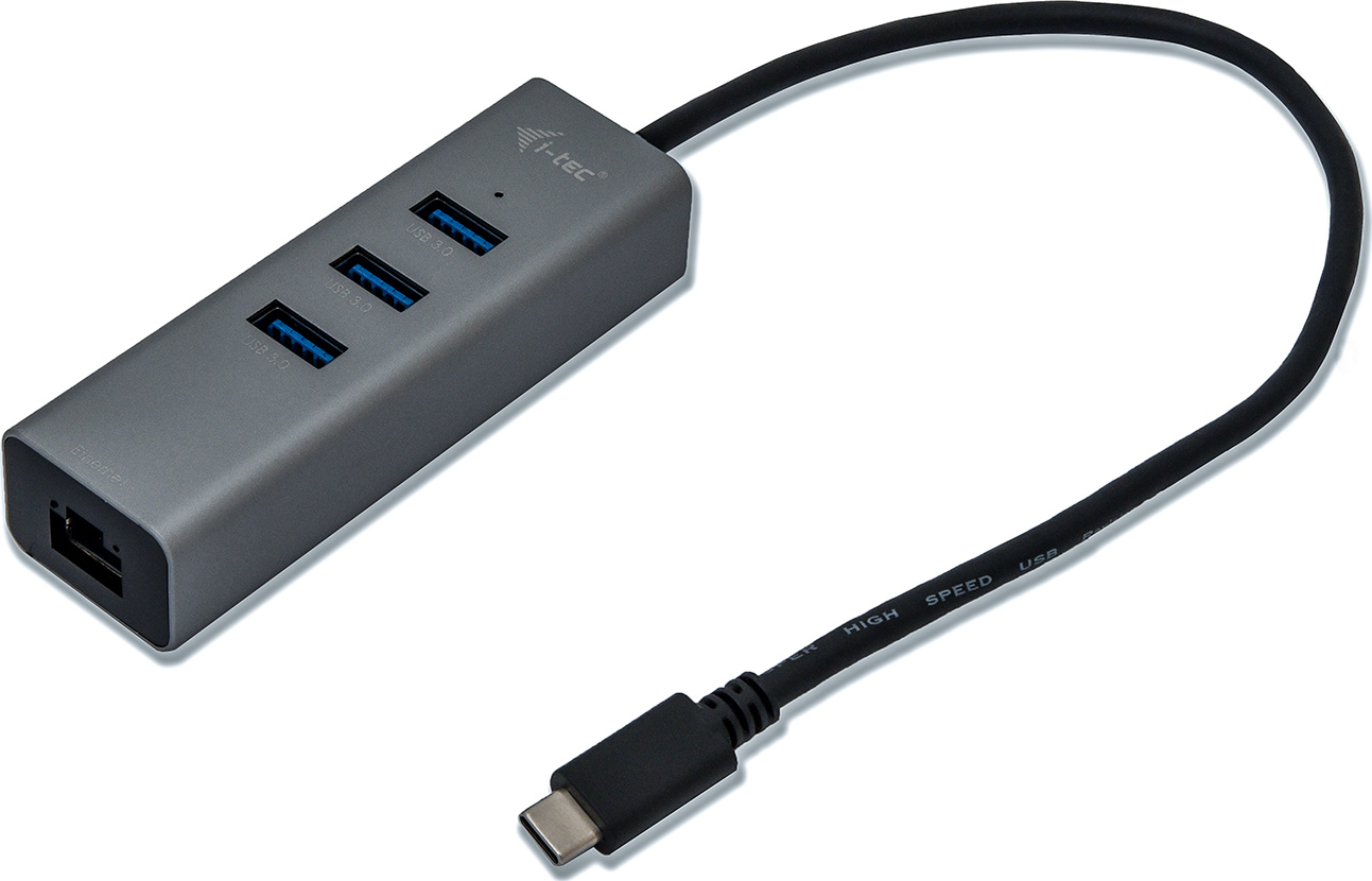 i tec USB 3 0 Hub 3 Θυρών με σύνδεση USB A Ethernet C31METALG3HUB