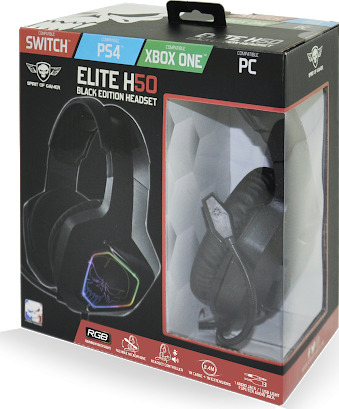 Spirit Of Gamer Elite H Rgb Over Ear Gaming Headset Usb