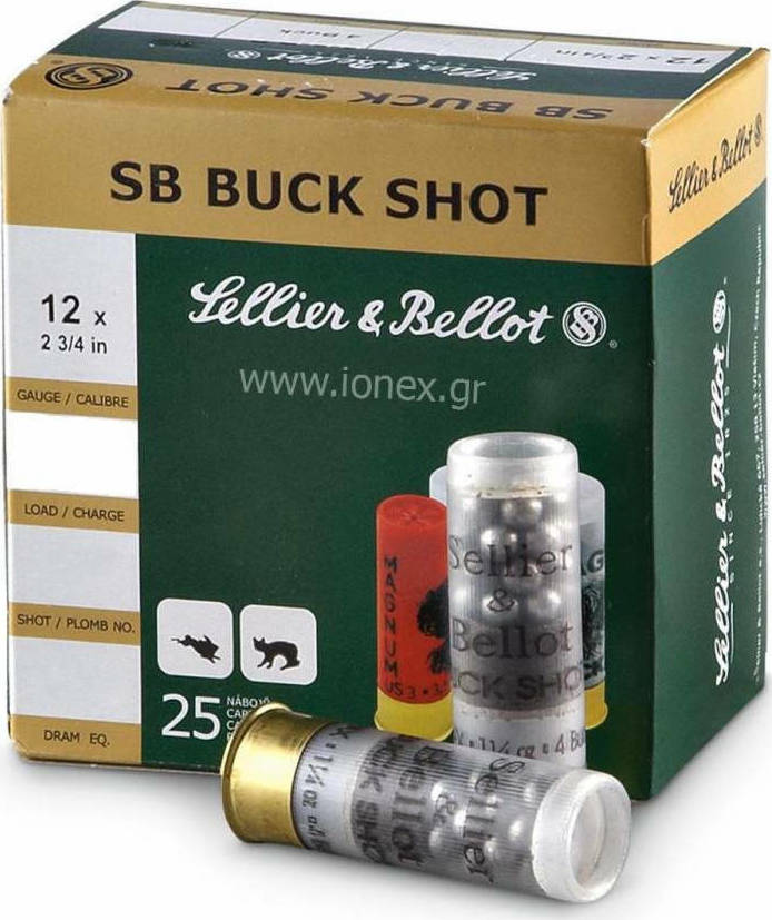 Sellier Bellot Buckshot 12βολα 25τμχ Skroutz gr