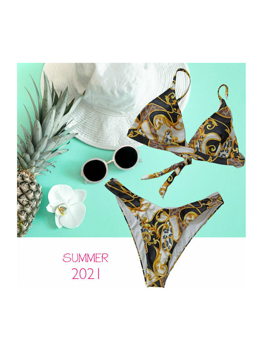 87528 Set Bikini Floral Τριγωνάκι Skroutz gr