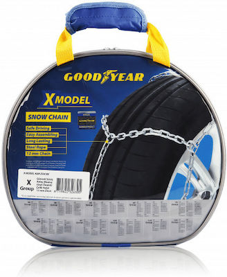 Goodyear X Model No 100 Αντιολισθητικές Αλυσίδες με Πάχος 12mm για