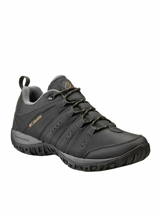 Columbia Woodburn II Ανδρικά Ορειβατικά Παπούτσια Αδιάβροχα Black / Caramel