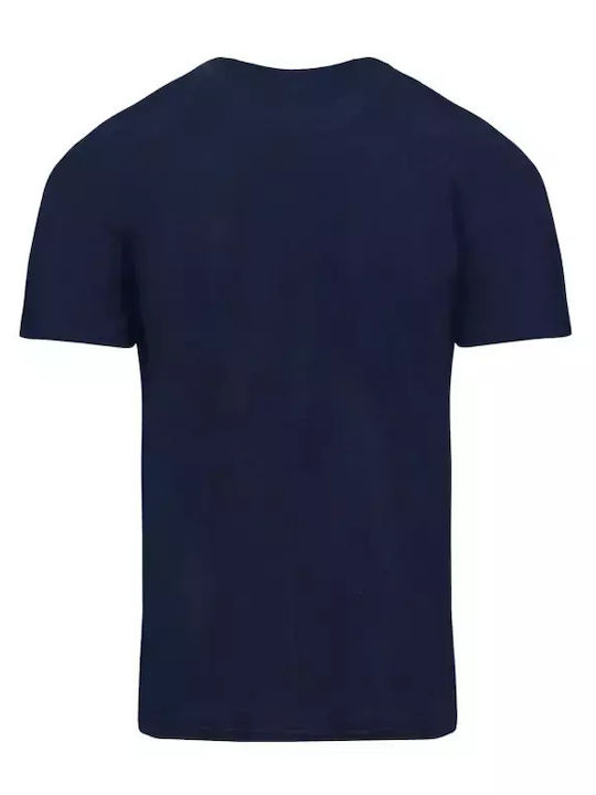 Umbro Ανδρικό T-shirt Navy Μπλε με Στάμπα