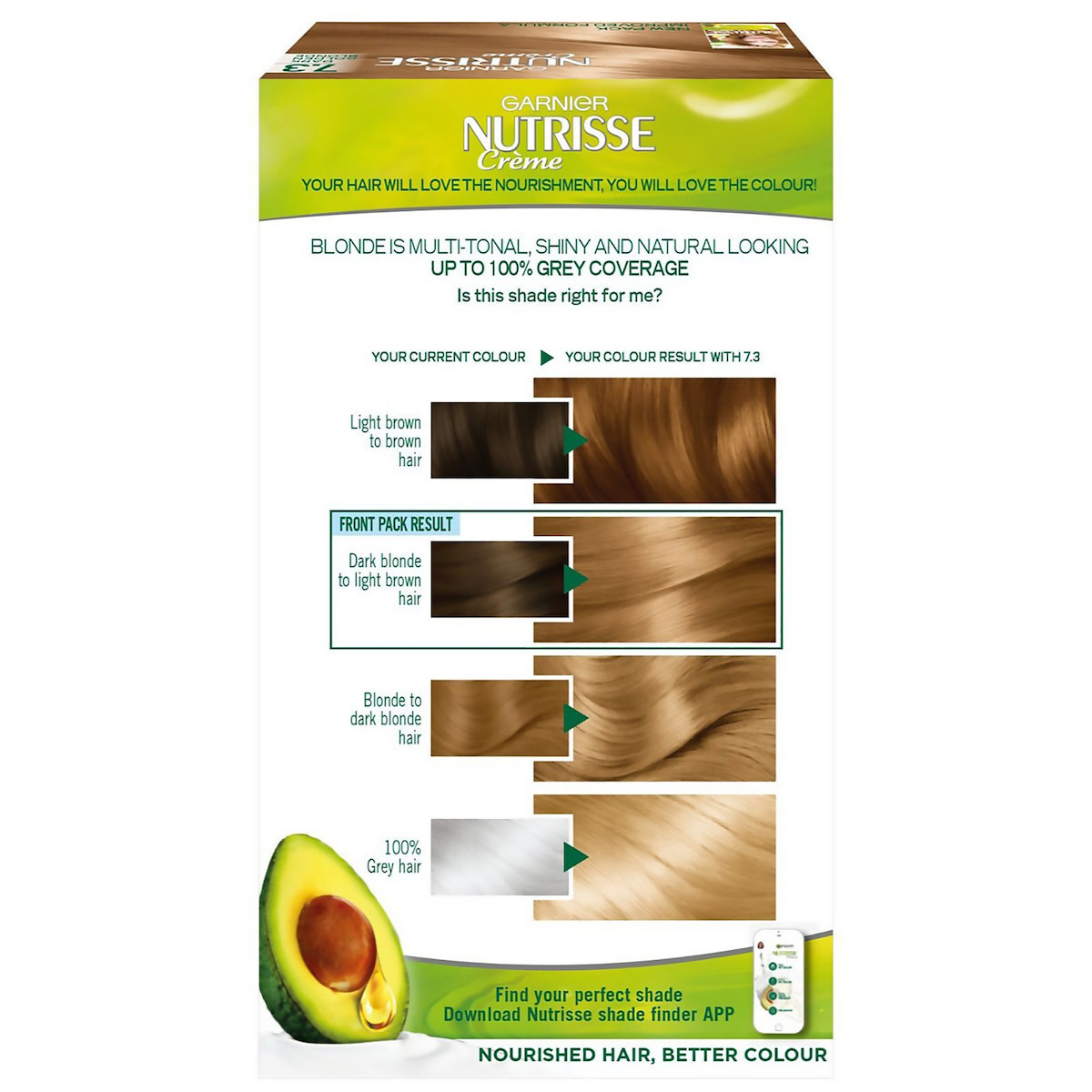 Garnier Nutrisse Ultra Colour Permanent Hair Dye Dark Golden Blonde