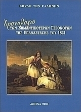 Χρονολόγιο των σημαντικότερων γεγονότων της Επανάστασης του 1821