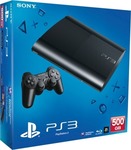 Sony Playstation 3 (PS3) Super Slim 500GB Charcoal Black