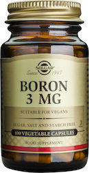 Solgar Boron 3mg 100 φυτικές κάψουλες