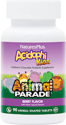 Nature's Plus Animal Parade Acidophikidz 90 Kautabletten Beere