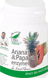 Pro Natura Ananas And Papaya Enzymes 60 κάψουλες