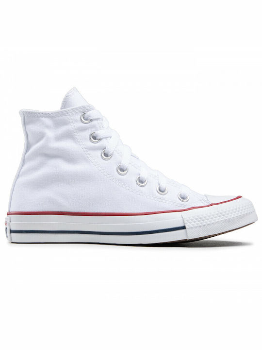 Converse Chuck Taylor All Star Hi Wohnung Sneakers Optic White