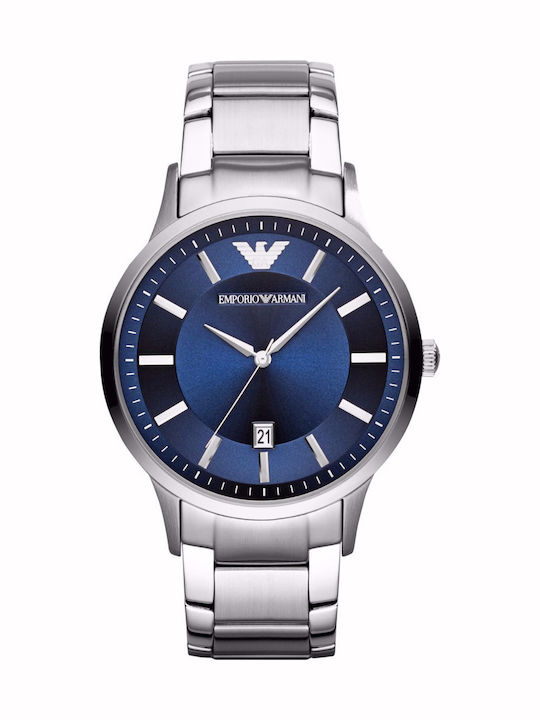 Emporio Armani Classic Ρολόι Μπαταρίας με Μεταλλικό Μπρασελέ