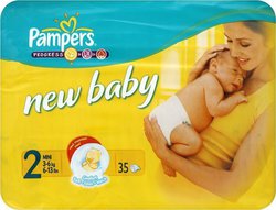 Pampers New Baby No 2 (3-6Kg) 35τμχ