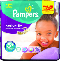 Pampers Active Fit No 5+ (13-27Kg) 37τμχ
