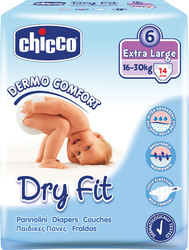 Chicco Dry Fit No 6 (16-30Kg) 14τμχ