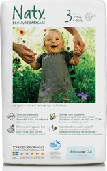 Naty by Natura Babycare Midi No 3 (4-9Kg) 31τμχ