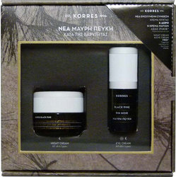Korres Set Μαύρη Πεύκη Κρέμα Νύχτας & Κρέμα Ματιών