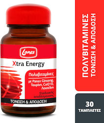 Lanes Xtra Energy Мултивитамин 30 Таблетки