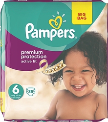 Pampers Active Fit Big Bag No6 (15+kg) 35τμχ