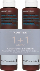 Korres Αftershave Καλέντουλα και Ginseng 2x200ml