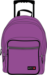 Lyc Sac City Violet Σακίδιο Τρόλευ