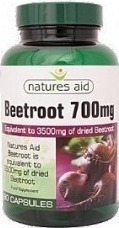 Natures Aid Beetroot Extract 700mg 90tabs