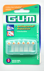GUM Proxabrush Click Refills Ultra Cylidrical 422