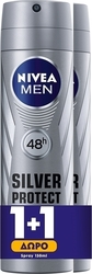 Nivea Men Silver Protect 150ml x2
