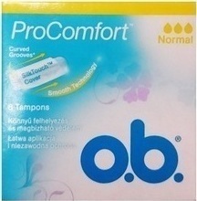 O.B. ProComfort Curved Grooves Normal 8τμχ