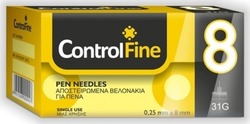 Project ControlFine Pen Needles 8mm 31G 100τμχ