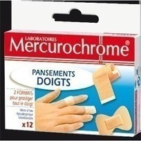 Mercurochrome Τσιρότα Για Δάχτυλα 12τμχ