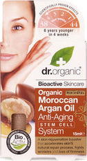 Dr.Organic Moroccan Argan Oil Anti-Aging Stem Cell System 15ml