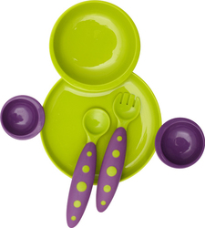 Boon Σετ Φαγητού Groovy + Modware Green/Purple