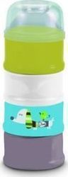 Jane Dispenser with 4 Compartments Green