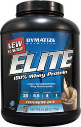 Dymatize Elite Whey Protein 5Lbs Cinnamon Bun