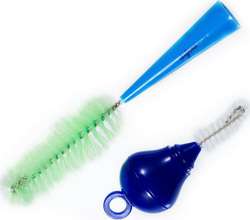 Difrax Teat and Bottle Brush Aqua