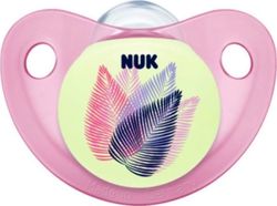 Nuk Trendline Night & Day Σιλικόνης Ροζ 18-36m 1τμχ