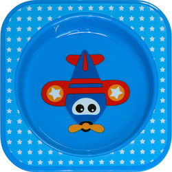 Lorelli Bertoni Plate - Blue Plane