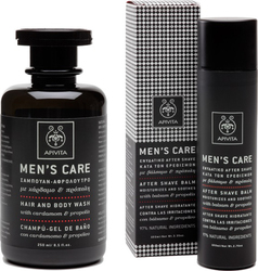 Apivita Set Men's Care After Shave & Σαμπουάν/Αφρόλουτρο