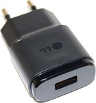 LG USB Wall Adapter Μαύρο (MCS-02ER)
