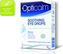 Omega Pharma Οpticalm Soothing Eye Drops 10 x 0.5ml