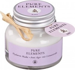 Pure Elements Hyaluron Maske Anti-Age Mit Lotusextrakt 50ml