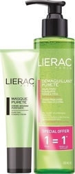 Lierac Set Purete Μάσκα & Gel Καθαρισμού