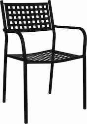 Καρέκλα Zeta Μαύρη 55.5x50x84εκ.
