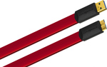 Wireworld Flat USB 3.0 to micro USB Cable Κόκκινο 2m (Starlight)