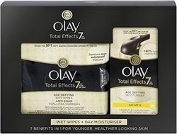 Olay Total Effects 7 Anti-Aging Day Moisturizer SPF15 & Wet Wipes