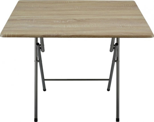 Table Foldable 90x70x71cm Natural