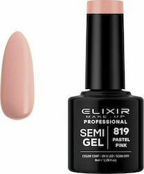 Elixir Semi Gel Pastel Pink 819 8ml