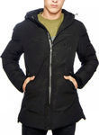 Brokers Jeans Casual 17516-036 Μαύρο Με Κουκούλα